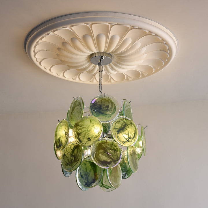 Venfield Lustre Cascade de Disques en Verre Iridescent - Neutralighting