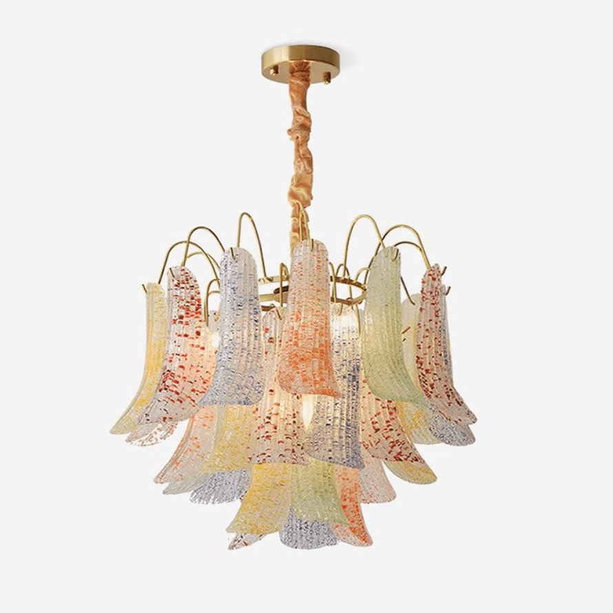 Aurora Lustre en Verre de Murano Coloré Vintage - Neutralighting