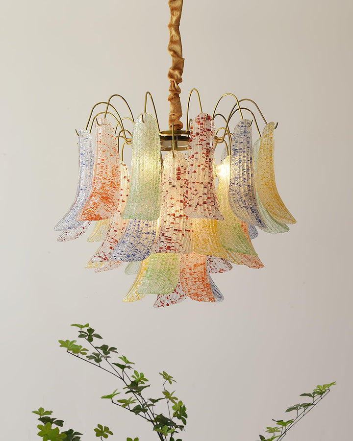 Aurora Lustre en Verre de Murano Coloré Vintage - Neutralighting