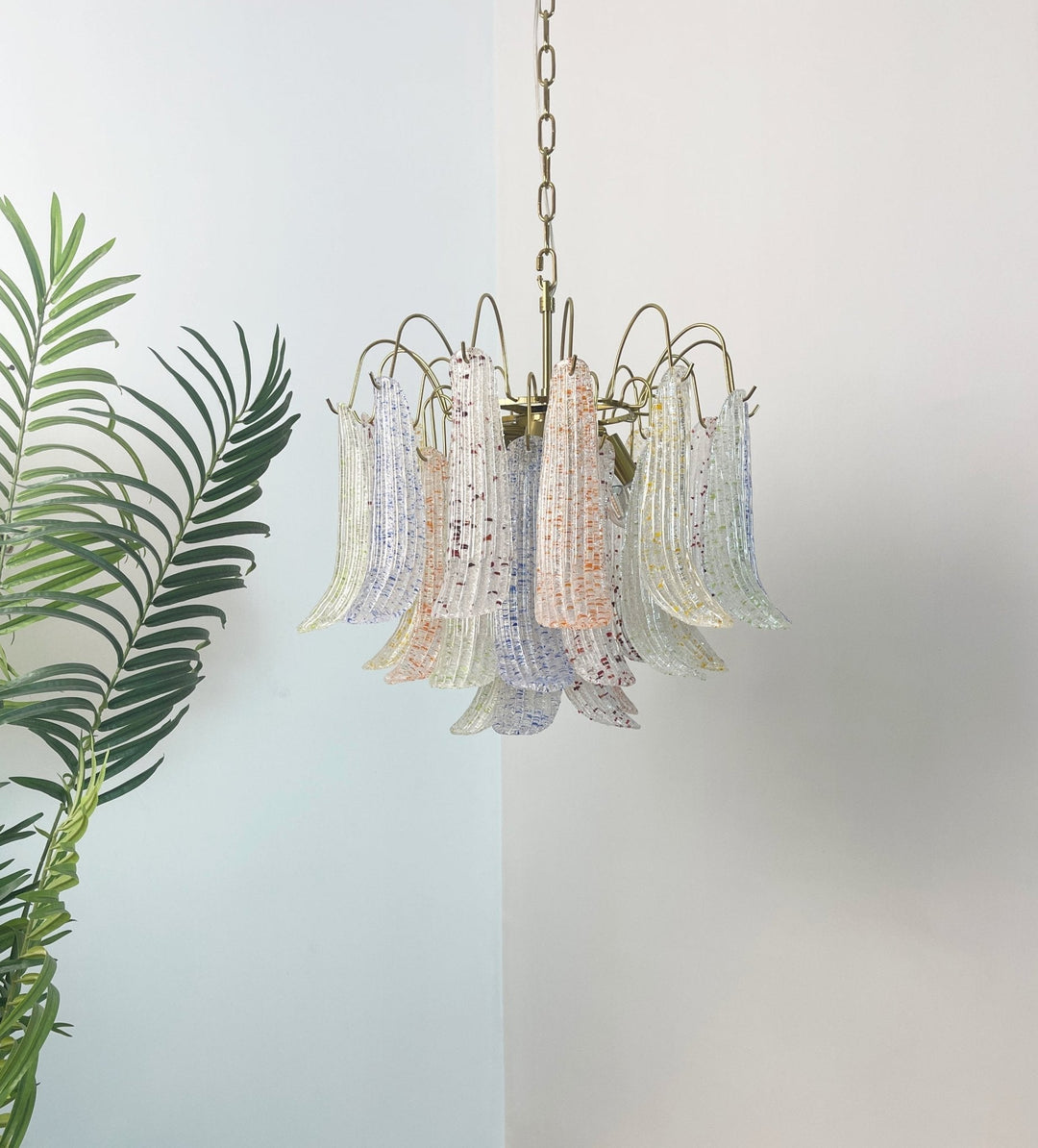 Aurora Lustre en Verre de Murano Coloré Vintage - Neutralighting