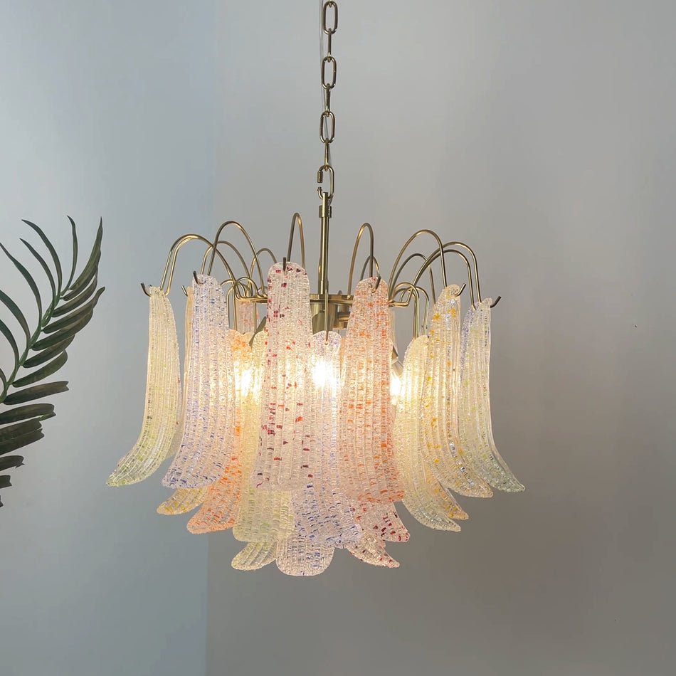 Aurora Lustre en Verre de Murano Coloré Vintage - Neutralighting