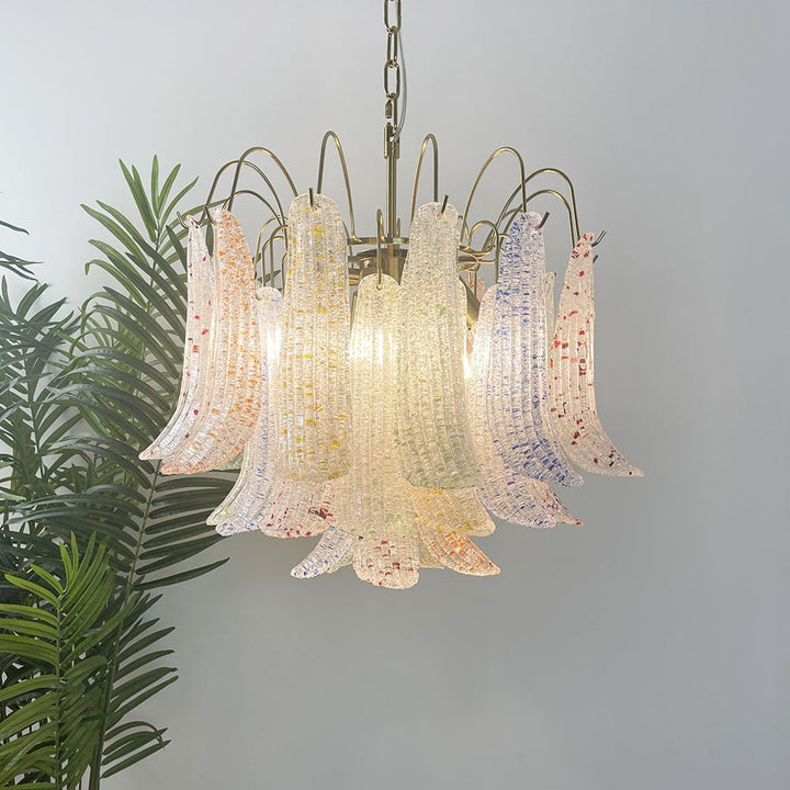 Aurora Lustre en Verre de Murano Coloré Vintage - Neutralighting
