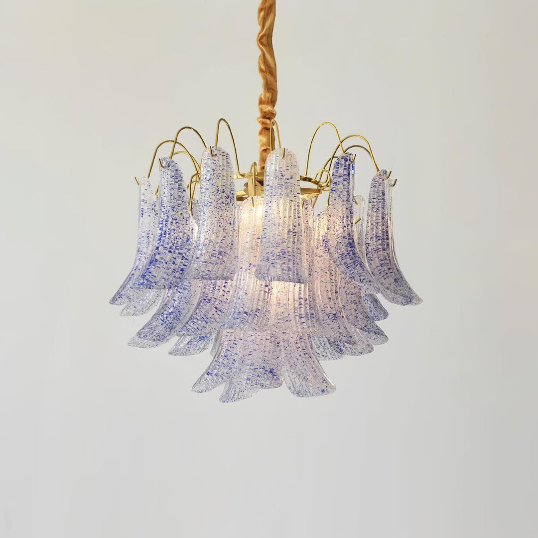Clarity Chandelier Moderne en Verre Coloré - Neutralighting