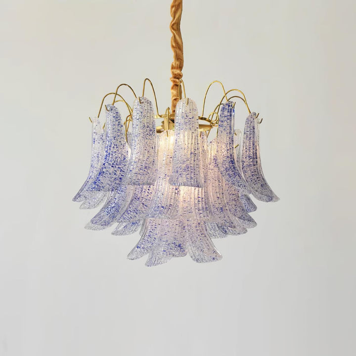 Clarity Chandelier Moderne en Verre Coloré - Neutralighting
