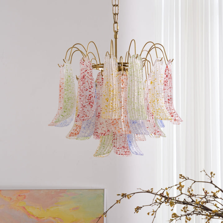 Aurora Lustre en Verre de Murano Coloré Vintage - Neutralighting