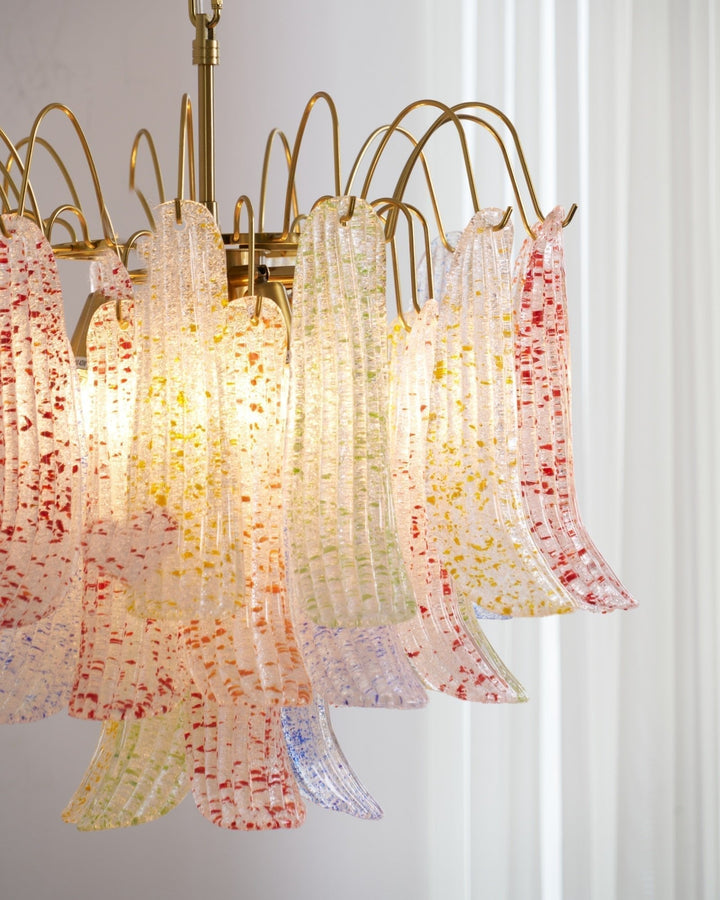 Aurora Lustre en Verre de Murano Coloré Vintage - Neutralighting