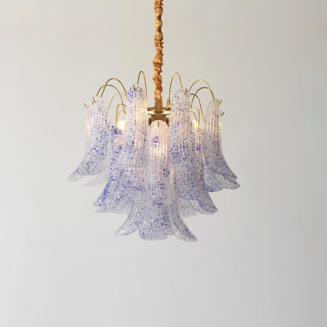 Clarity Chandelier Moderne en Verre Coloré - Neutralighting