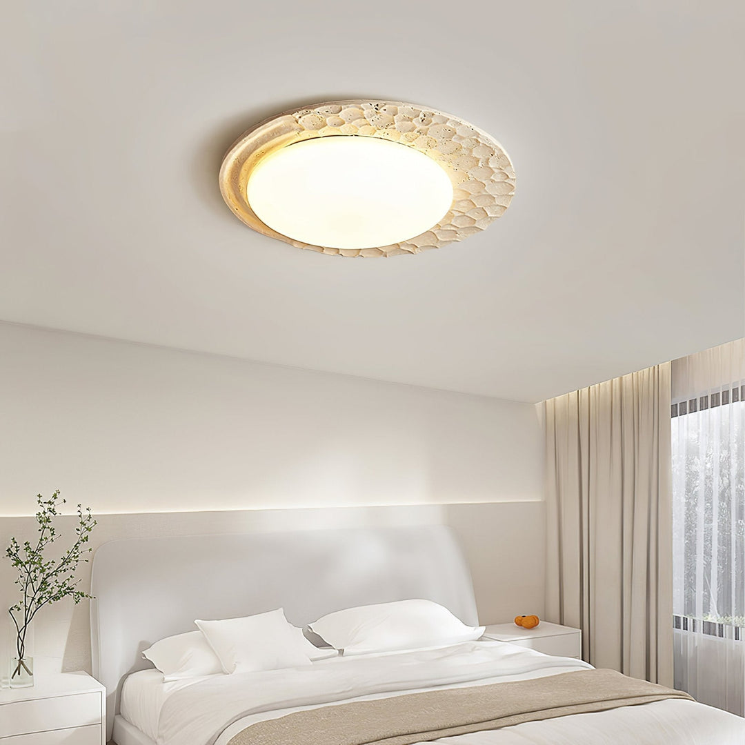 Ivsoris Lumière de Plafond Texturée en Travertin - Neutralighting