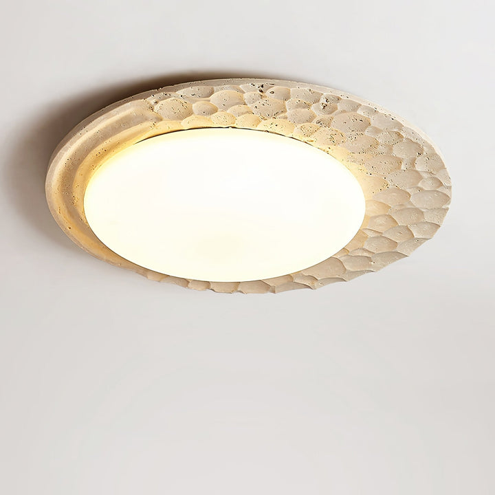 Ivsoris Lumière de Plafond Texturée en Travertin - Neutralighting