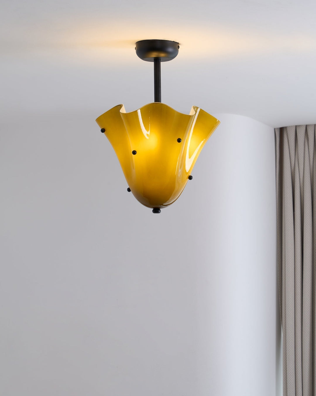 Eldis Lampe Plafond Semi-Encastrée en Verre Murano - Neutralighting