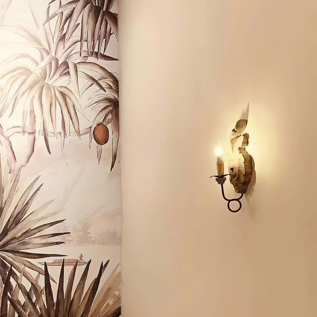 Olsilel Applique Murale Résine Métal Élégance Vintage - Neutralighting