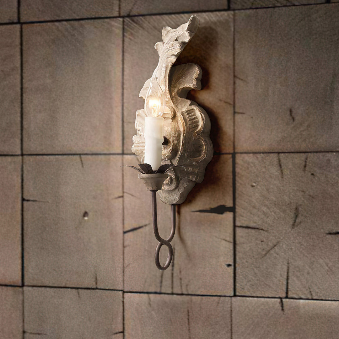 Olsilel Applique Murale Résine Métal Élégance Vintage - Neutralighting