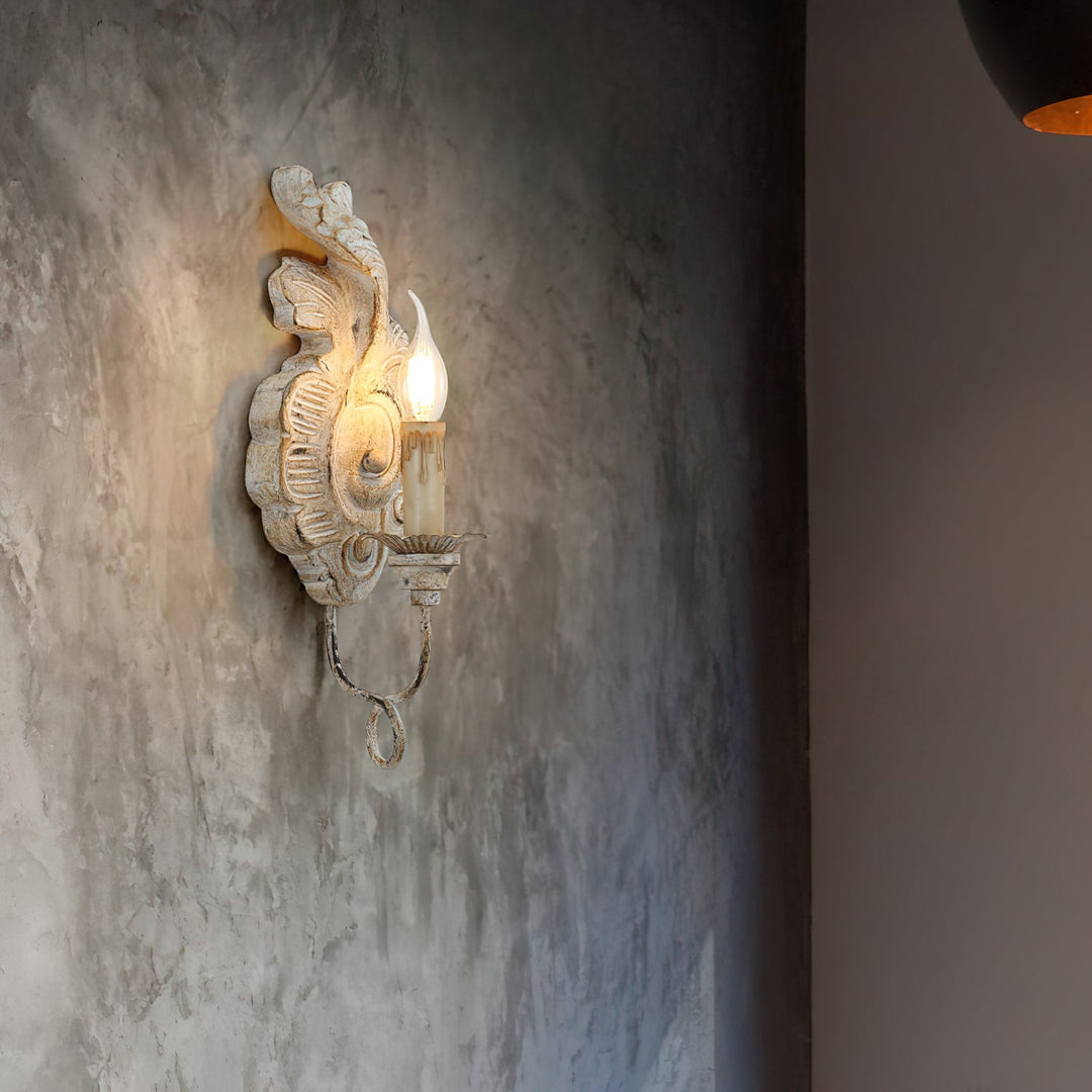Olsilel Applique Murale Résine Métal Élégance Vintage - Neutralighting