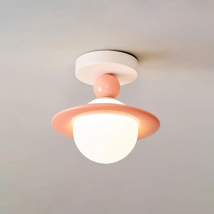 Pivoro Lustra Plafonnier Rouge Blanc - Neutralighting