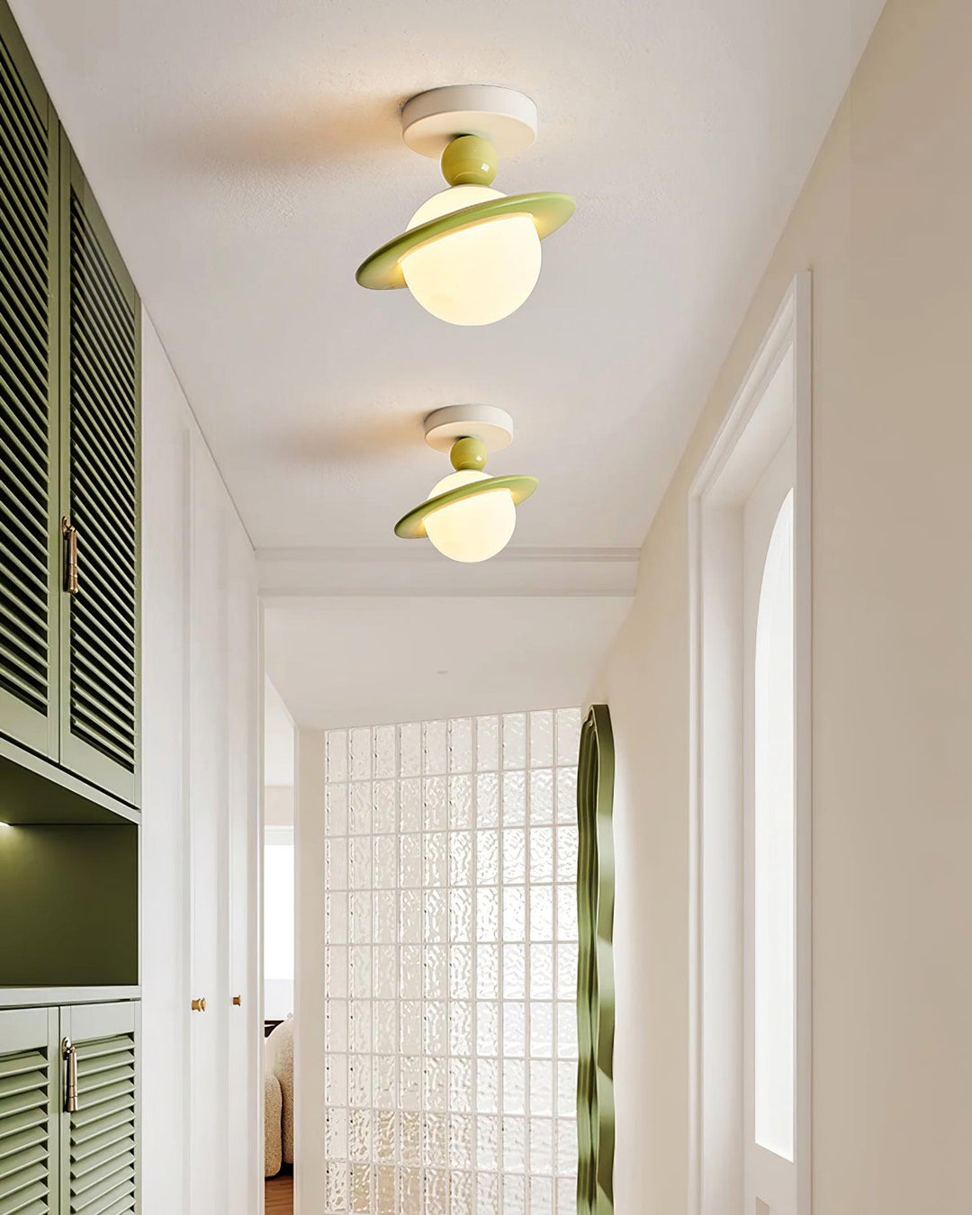 Pivoro Lustra Plafonnier Rouge Blanc - Neutralighting