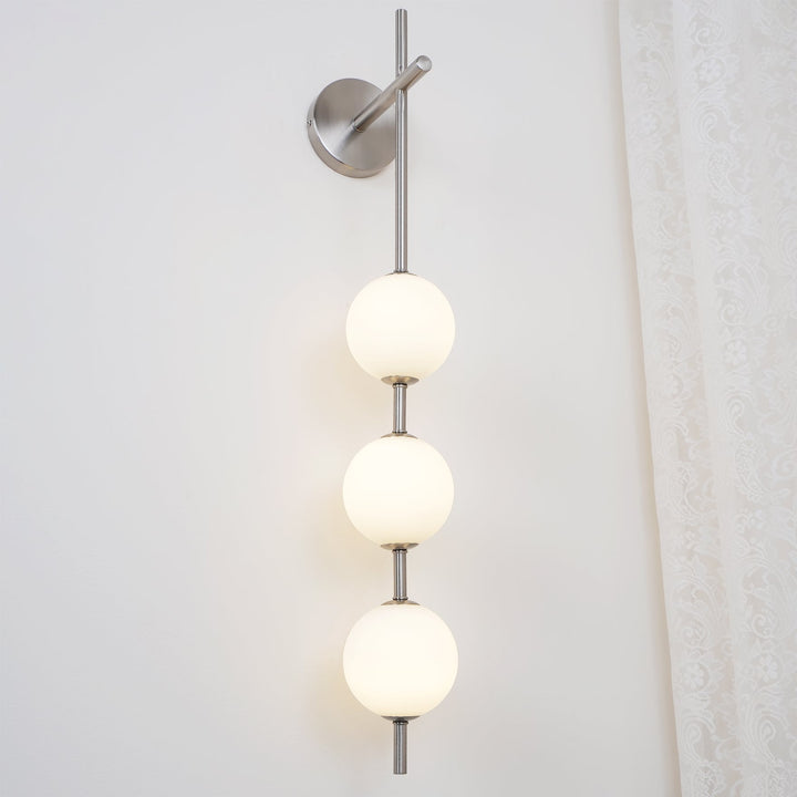 Ilraeia Vertical Globe Plug-in Wall Lamp - Neutralighting