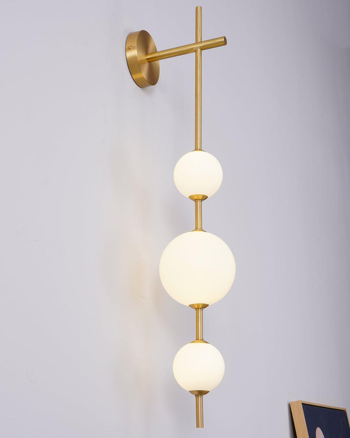 Ilraeia Vertical Globe Plug-in Wall Lamp - Neutralighting