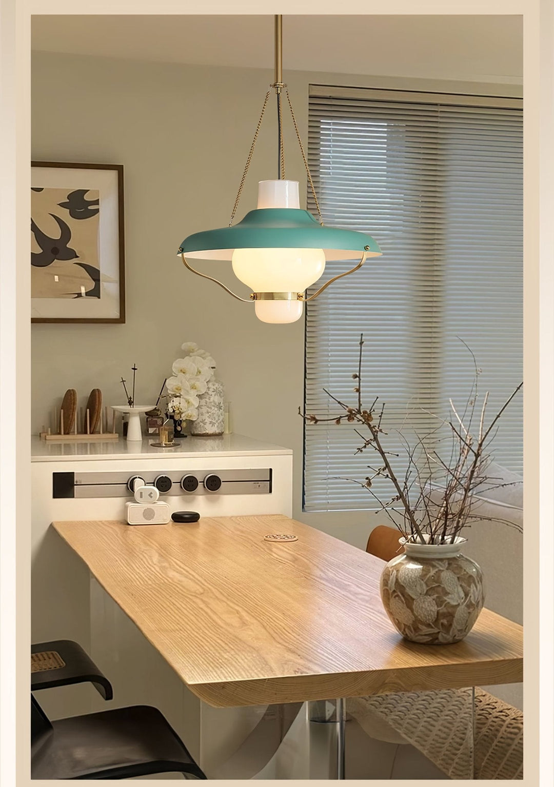 Olaeon Suspension en Verre Style Mi-Siècle - Neutralighting