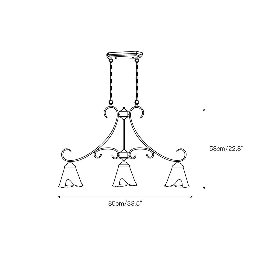 Aloror Suspension Île Laiton Verre Industriel Vintage - Neutralighting
