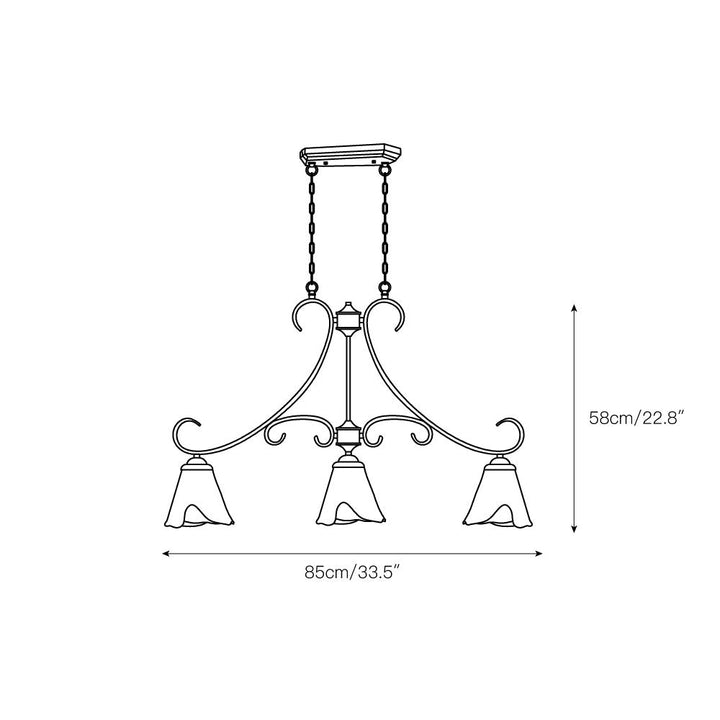 Aloror Suspension Île Laiton Verre Industriel Vintage - Neutralighting