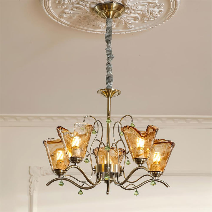Givona Lustre en Verre Floral - Neutralighting