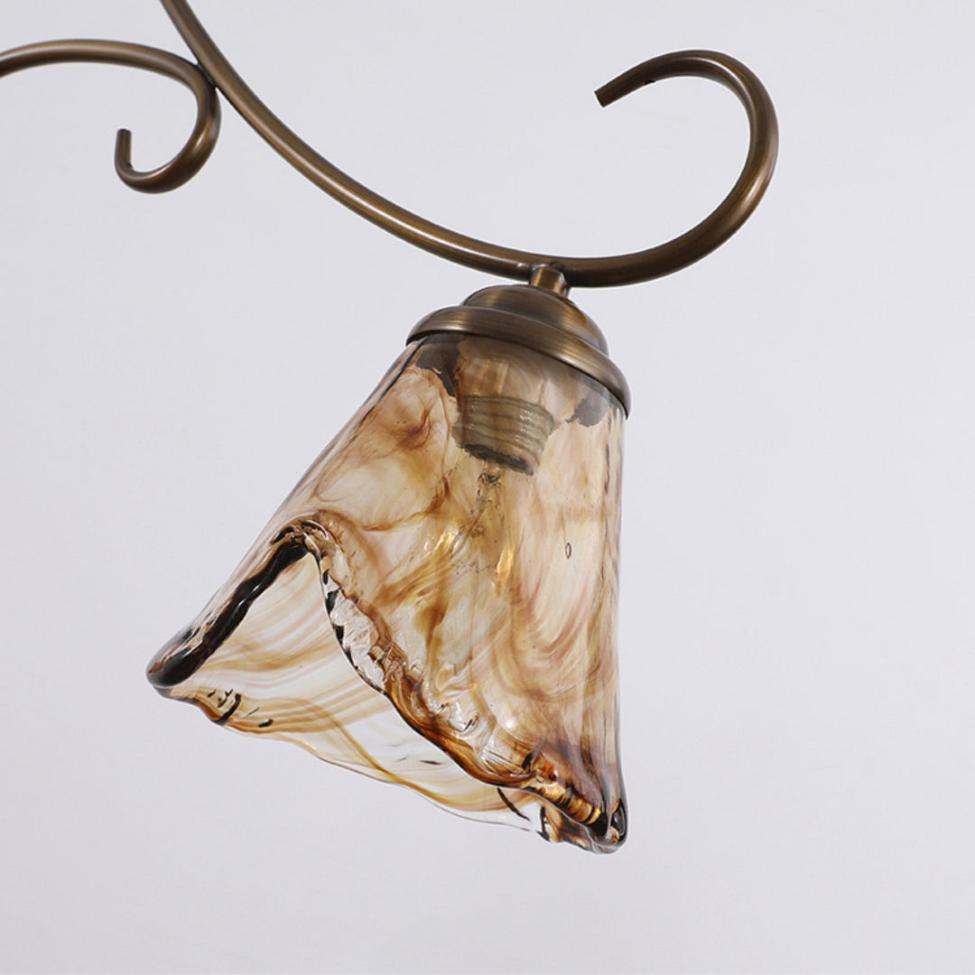 Aloror Suspension Île Laiton Verre Industriel Vintage - Neutralighting
