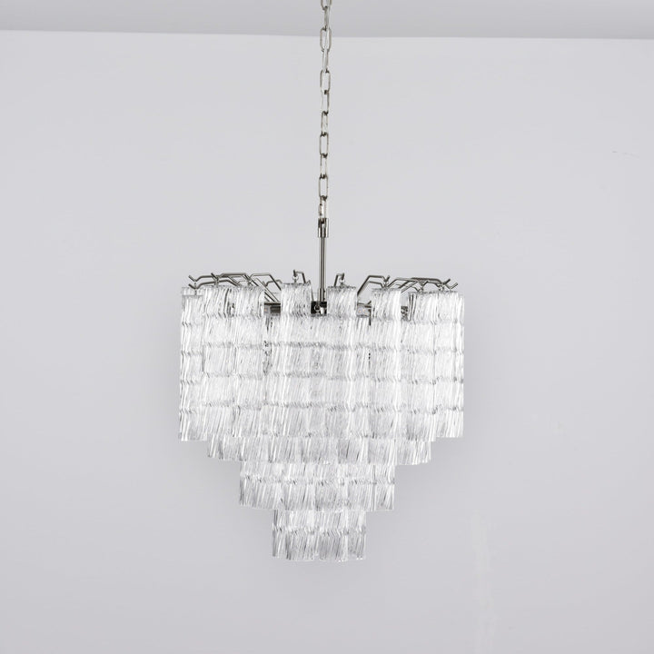 Aurora Lustre Murano Verre Étagé Cascadant Vagues - Neutralighting