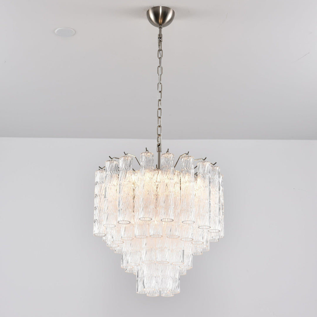 Aurora Lustre Murano Verre Étagé Cascadant Vagues - Neutralighting