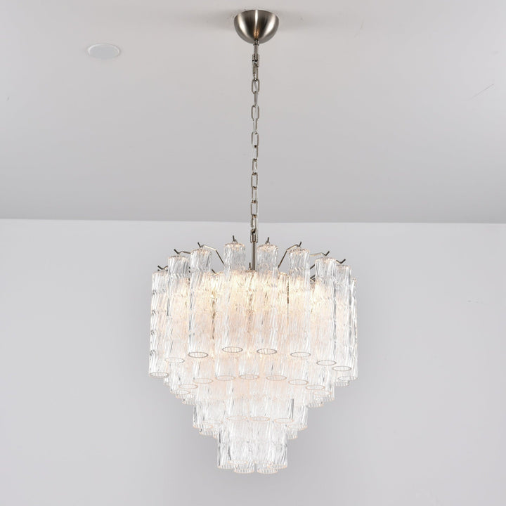 Aurora Lustre Murano Verre Étagé Cascadant Vagues - Neutralighting