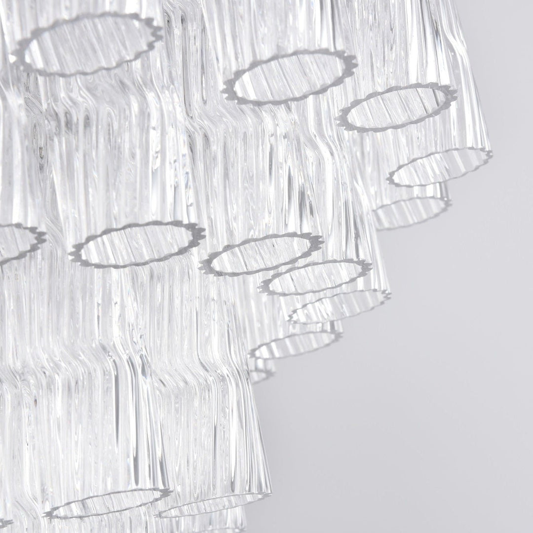 Aurora Lustre Murano Verre Étagé Cascadant Vagues - Neutralighting