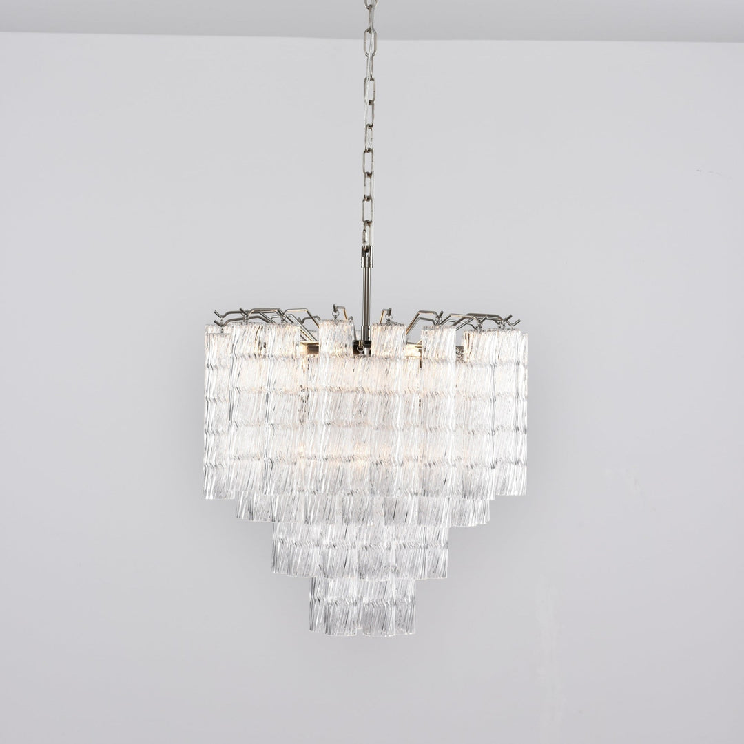 Aurora Lustre Murano Verre Étagé Cascadant Vagues - Neutralighting