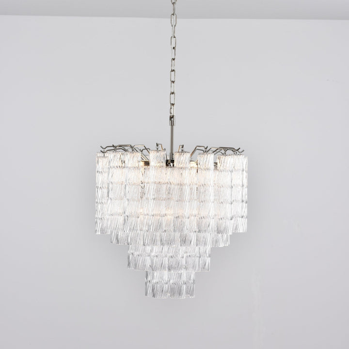 Aurora Lustre Murano Verre Étagé Cascadant Vagues - Neutralighting