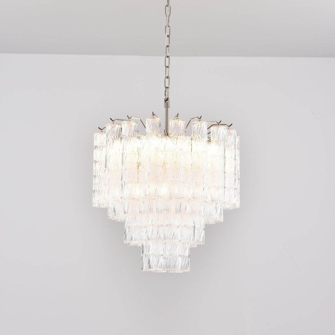 Aurora Lustre Murano Verre Étagé Cascadant Vagues - Neutralighting