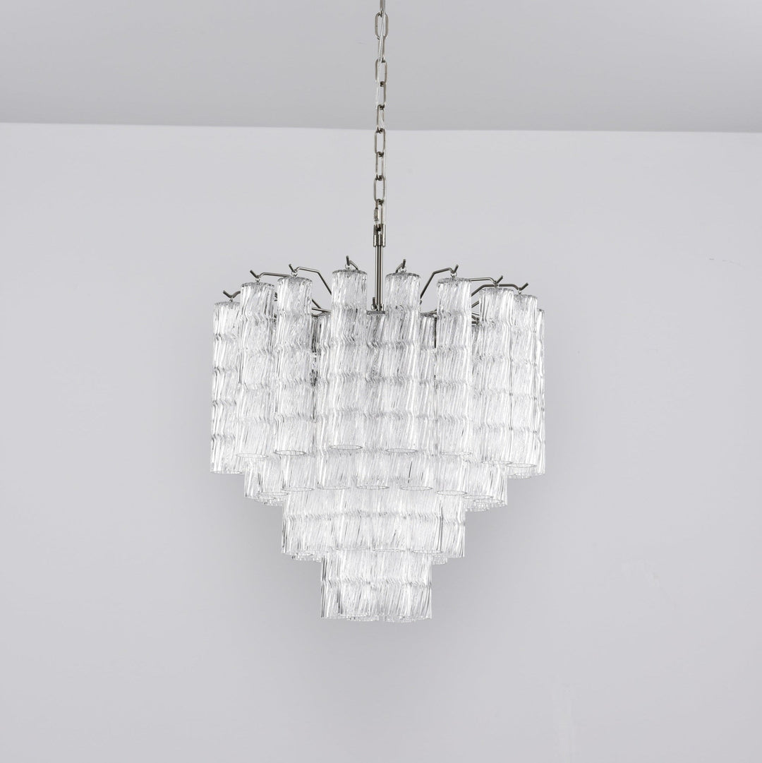 Aurora Lustre Murano Verre Étagé Cascadant Vagues - Neutralighting