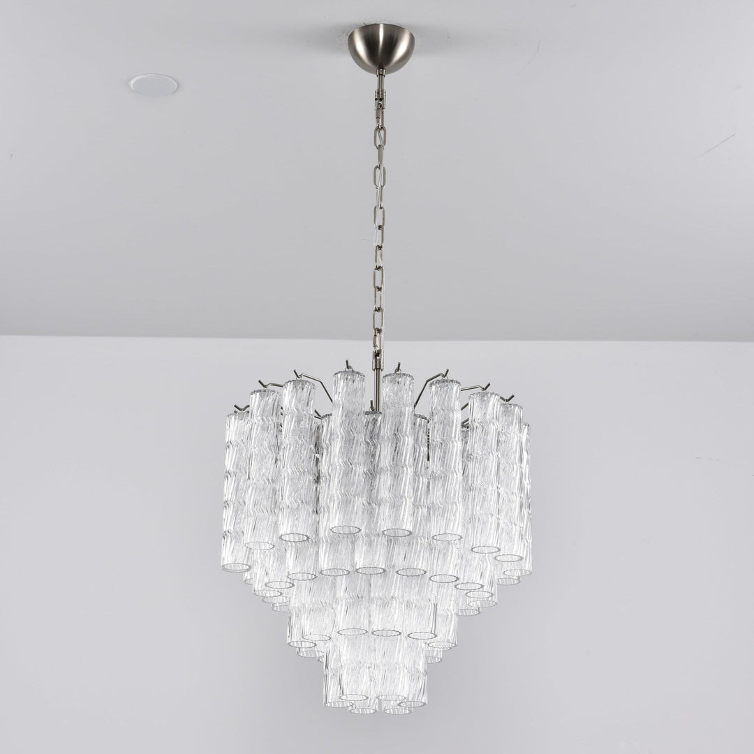 Aurora Lustre Murano Verre Étagé Cascadant Vagues - Neutralighting