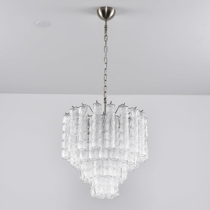 Aurora Lustre Murano Verre Étagé Cascadant Vagues - Neutralighting