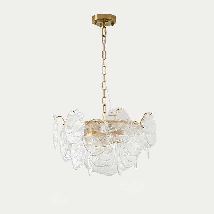 Leaf Lustre Vintage Élégant en Verre - Neutralighting