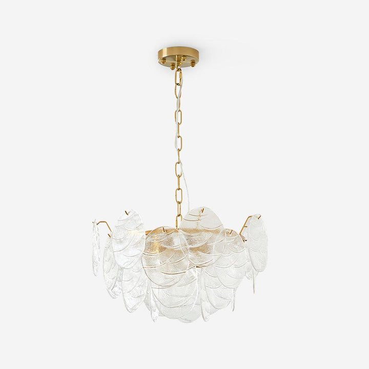Leaf Lustre Vintage Élégant en Verre - Neutralighting
