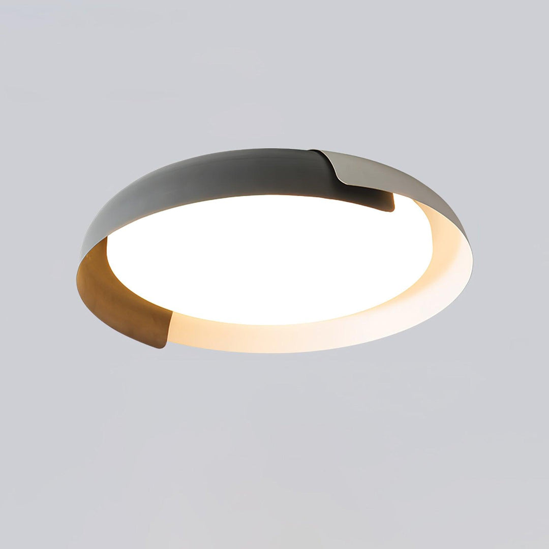 Solara Plafonnier Rond Acrylique Bois Doux Minimaliste - Neutralighting