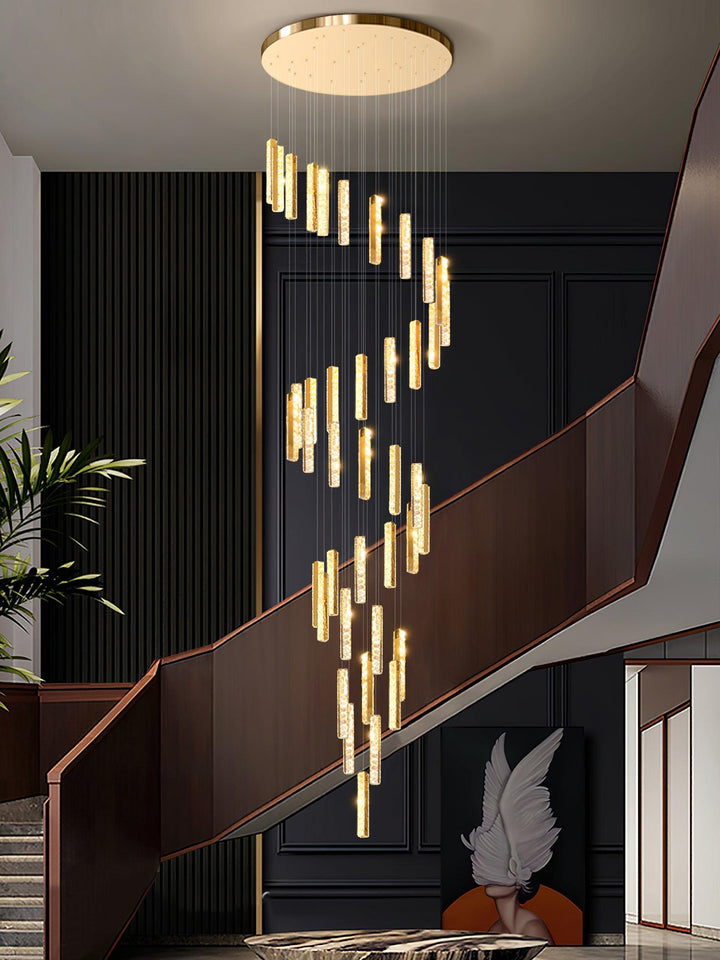 Lustra Lustre Villa Forci Suspension Argentée Moderne - Neutralighting
