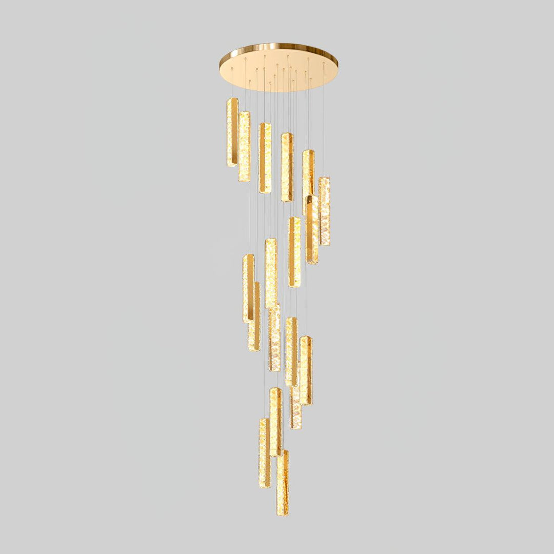 Lustra Lustre Villa Forci Suspension Argentée Moderne - Neutralighting