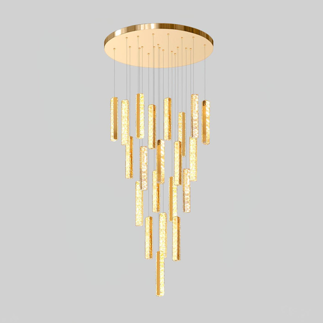 Lustra Lustre Villa Forci Suspension Argentée Moderne - Neutralighting