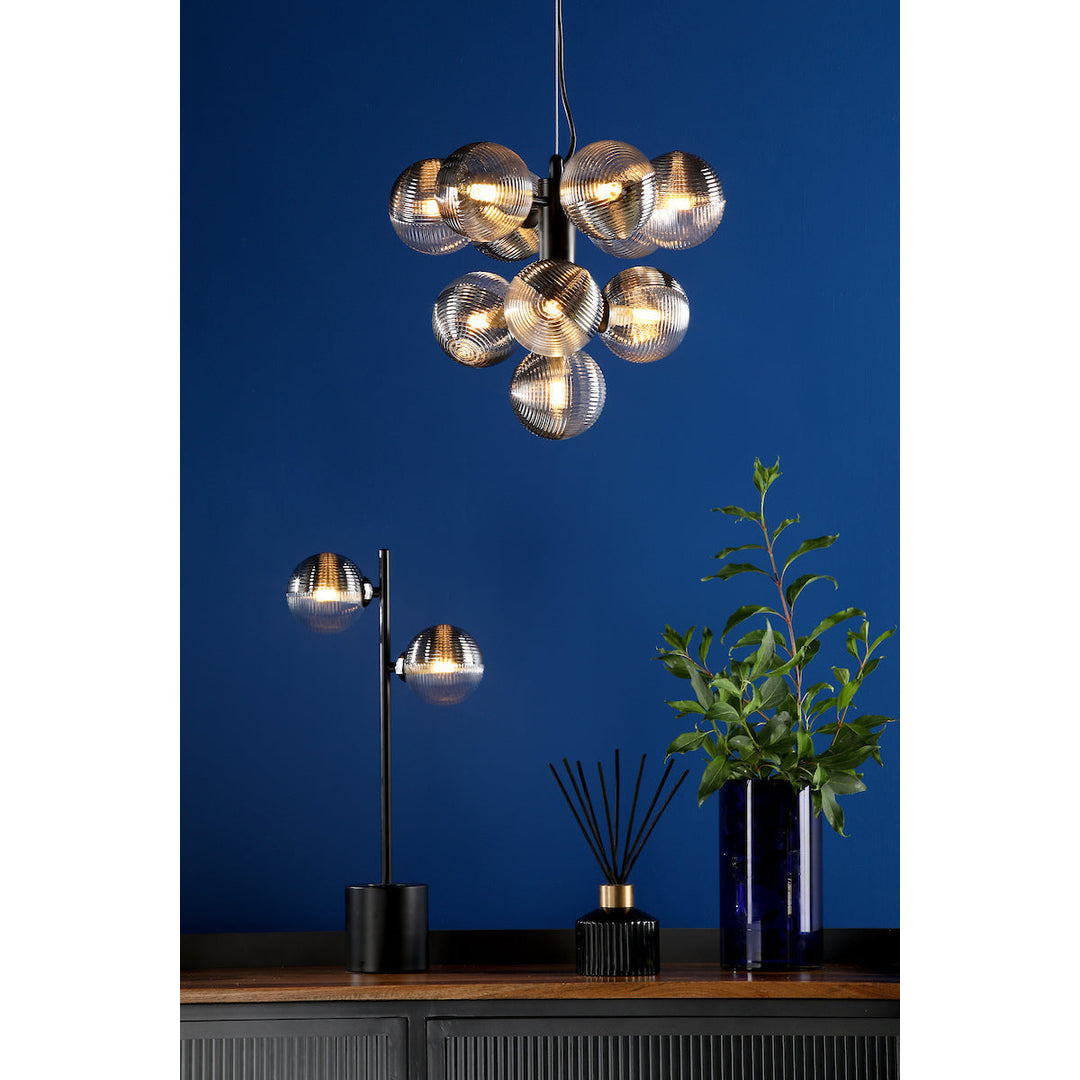 Alnorel Lustre Métal Verre Créativité Individuelle 10 Lumières - Neutralighting