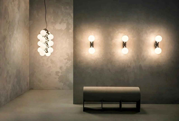 Ithaara Acier 10cm Blanc LED 3W