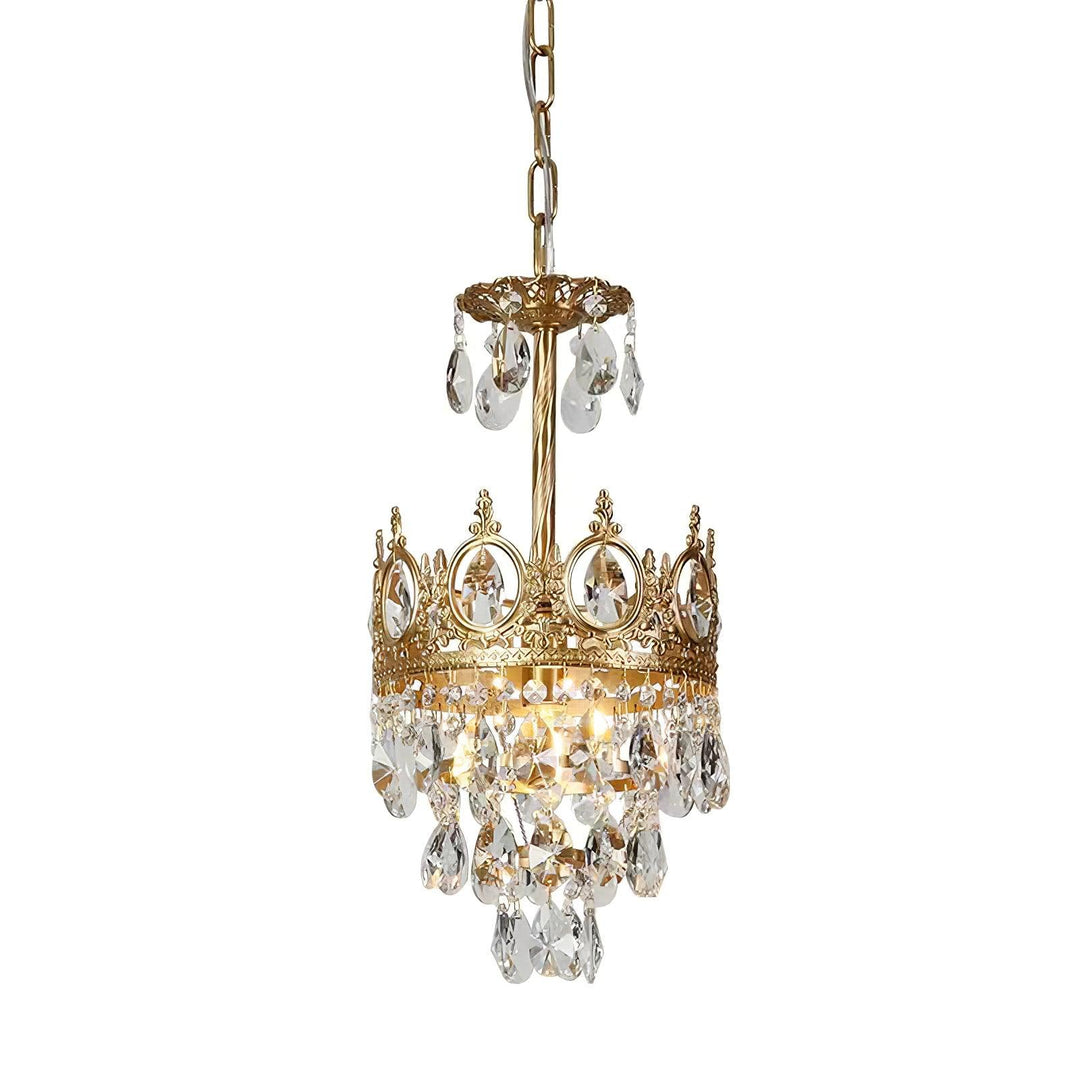 Lustra Suspension Lampe Gouttelettes de Cristal Vintage - Neutralighting