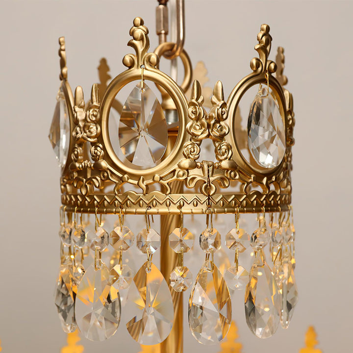 Lustra Suspension Lampe Gouttelettes de Cristal Vintage - Neutralighting