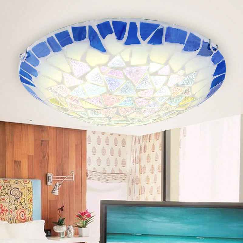 Plafonnier Tiffany Verre LED V14