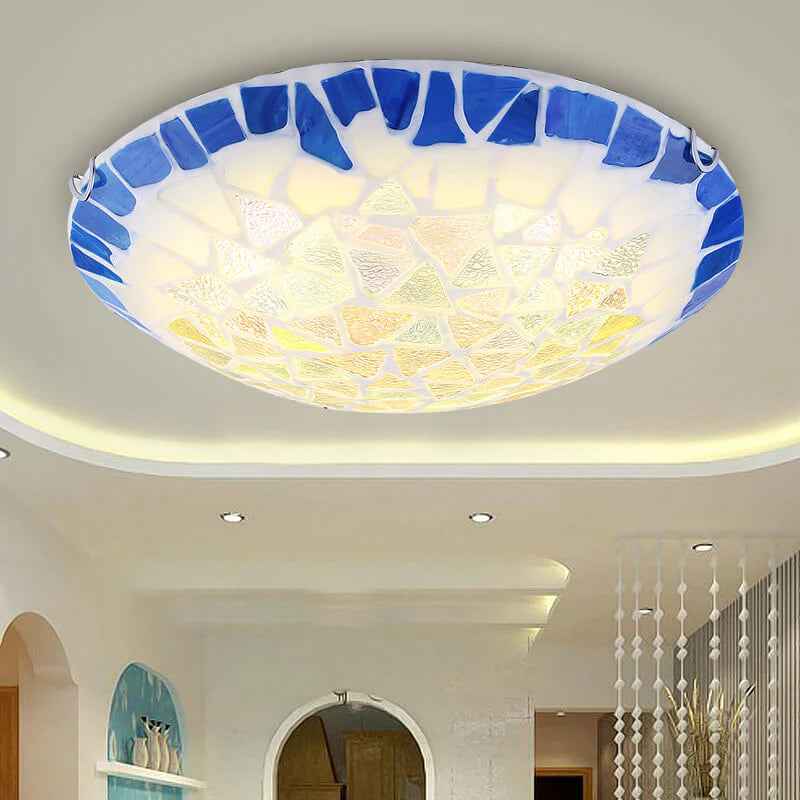 Plafonnier Tiffany Verre LED V14