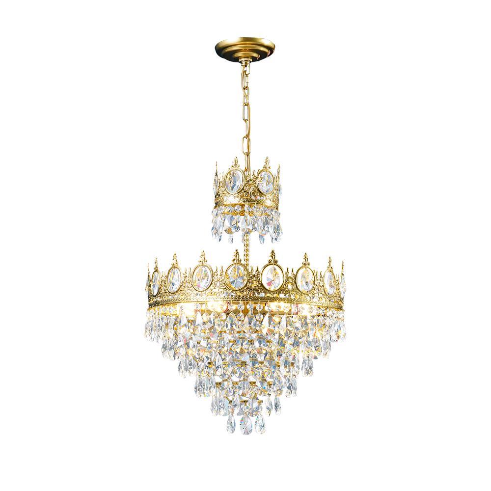 Lustra Suspension Lampe Gouttelettes de Cristal Vintage - Neutralighting