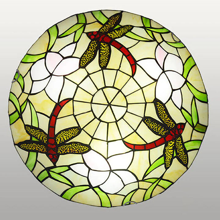 Tiffany Vintage LED Plafonnier Verre Chambre À Coucher - Neutralighting